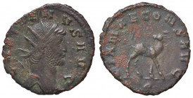 ROMANE IMPERIALI - Gallieno (253-268) - Antoniniano - Testa radiata a d. /R Capra a d. retrospiciente RIC 207 (MI g. 2,52)
 
BB-SPL