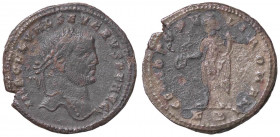 ROMANE IMPERIALI - Severo II (306-307) - Follis - Testa laureata a d. /R Il Genio stante a s. con patera e cornucopia (MI g. 9,29)
 
BB+/qBB