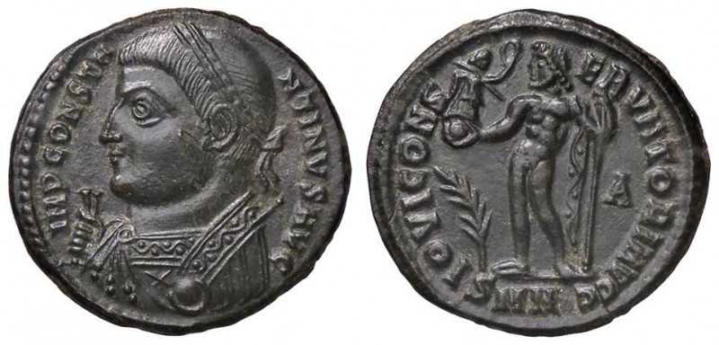 ROMANE IMPERIALI - Costantino I (306-337) - Follis ridotto (Nicomedia) - Testa l...