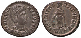 ROMANE IMPERIALI - Elena (madre di Costantino I) - AE 3 (Nicomedia) - Busto diademato e drappeggiato a d. /R La Sicurezza stante a s. con un ramo nell...
