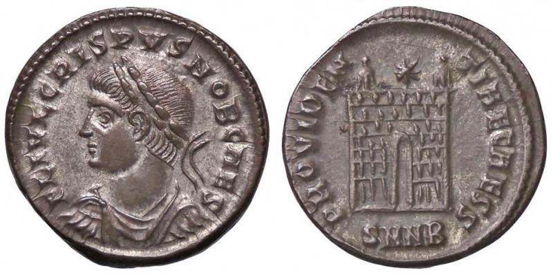 ROMANE IMPERIALI - Crispo (317-326) - Follis ridotto - Busto laureato e corazzat...