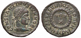 ROMANE IMPERIALI - Costantino II (337-340) - Follis ridotto (Siscia) - Testa laureata a d. /R Corona inscritta (MI g. 2,85)
 
SPL