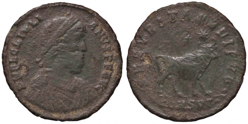 ROMANE IMPERIALI - Giuliano II (360-363) - Doppia maiorina (Costantinopoli) - Bu...