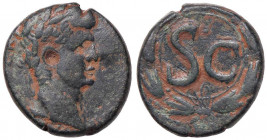 ROMANE PROVINCIALI - Nerone (54-68) - AE 24 (Seleuci e Pieria) - Testa laureata a d. /R SC entro corona RPC 4283 (AE g. 16,44)
 
BB