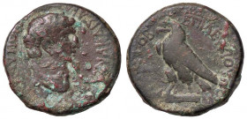 ROMANE PROVINCIALI - Nerone (54-68) - AE 21 (Amorium-Phrygia) - Testa a d. /R Aquila a s. RPC 3241 (AE g. 6,47)
 
qBB