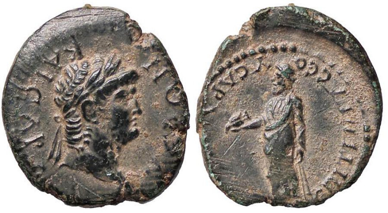 ROMANE PROVINCIALI - Nerone (54-68) - AE 18 (Sardis-Lydia) - Testa laureata a d....