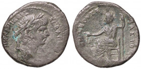 ROMANE PROVINCIALI - Nerone (54-68) - Tetradracma (Alessandria) - Busto laureato a d. /R Nerone radiato seduto a s. Dattari 202; RPC 5233 (MI g. 9,62)...