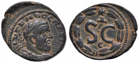 ROMANE PROVINCIALI - Macrino (217-218) - AE 18 (Antiochia) - Busto laureato a d. /R S C entro corona Sear 2949 (AE g. 4,83)
 
BB