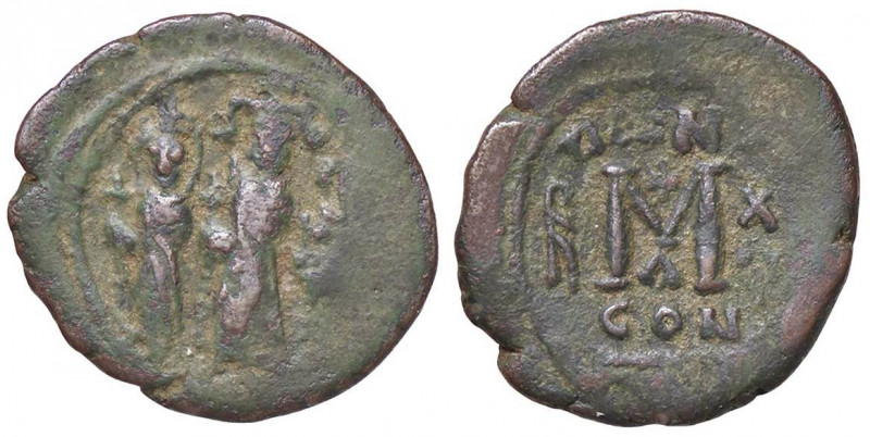 BIZANTINE - Eraclio e Eraclio Costantino (613-638) - Follis (AE g. 5,44)
 
MB/...