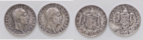ESTERE - ALBANIA - Zogu I (1925-1939) - Franco 1935 e 1937 Kr. 16 AG Lotto di 2 monete
 Lotto di 2 monete
BB÷SPL