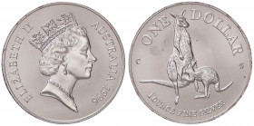 ESTERE - AUSTRALIA - Elisabetta II (1952) - Dollaro 1996 - Canguro Kr. 297 AG
 
FDC