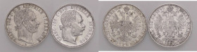 ESTERE - AUSTRIA - Francesco Giuseppe (1848-1916) - Fiorino 1860 e 1890 AG Lotto di 2 monete
 Lotto di 2 monete
SPL÷qFDC