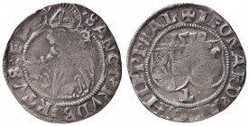 ESTERE - AUSTRIA-SALISBURGO - Leonard von Keutschach (1495-1519) - Batzen 1511 Probszt 104 (AG g. 3,2) Conio debole
 Conio debole
qBB