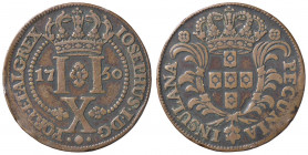 ESTERE - AZZORRE - Jose I (1750-1777) - 10 Reis 1750 Kr. 2 NC CU
 
qBB