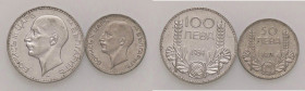 ESTERE - BULGARIA - Boris III (1918-1943) - 100 Leva 1934 Kr. 44/45 AG Assieme a 50 leva - Lotto di 2 monete
 Assieme a 50 leva - Lotto di 2 monete
...