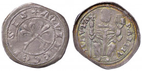 ZECCHE ITALIANE - AQUILEIA - Raimondo della Torre (1273-1298) - Denaro Ber. 30; Biaggi 154 R (AG g. 1,15) Debolezza di conio - Splendida patina irides...