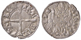 ZECCHE ITALIANE - AQUILEIA - Bertrando di San Genesio (1334-1350) - Denaro Ber. 44; Biaggi 171 R (AG g. 1,08)
 
BB/qBB
