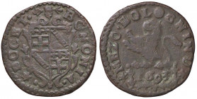 ZECCHE ITALIANE - BOLOGNA - Innocenzo XII (1691-1700) - Mezzo bolognino 1693 Ser. 358; Munt. 144 CU
 
BB