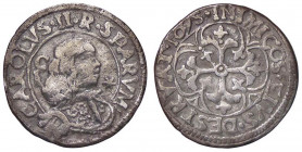 ZECCHE ITALIANE - CAGLIARI - Carlo II (1665-1700) - Reale 1695 CNI 65; MIR 88/6 R AG
 
BB