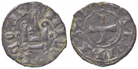 ZECCHE ITALIANE - CAMPOBASSO - Nicola II di Monfort (1450-1462) - Tornese MIR 369 (MI g. 0,81)
 
qBB