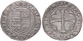 ZECCHE ITALIANE - CASALE - Bonifacio II Paleologo (1518-1530) - Testone CNI 9/19; MIR 216 R (AG g. 9,49)
 
BB-SPL