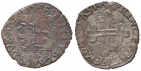 SAVOIA - Emanuele Filiberto Conte di Asti (1538-1559) - Quarto di grosso MIR 479 NC (MI g. 1,58)I tipo
 I tipo - 
BB