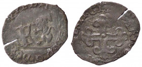 SAVOIA - Carlo Emanuele I (1580-1630) - Grosso di Piemonte MIR 670 NC (MI g. 0,93) Frattura di conio
 Frattura di conio
qBB