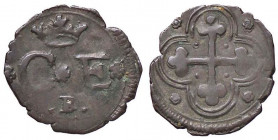 SAVOIA - Carlo Emanuele I (1580-1630) - Quarto di soldo (Bourg) MIR 679c NC (MI g. 0,73)III tipo
 III tipo - 
bel BB