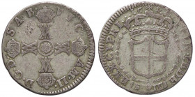 SAVOIA - Vittorio Amedeo II (secondo periodo, 1680-1730) - 15 Soldi 1692 MIR 866a R AG
 
BB
