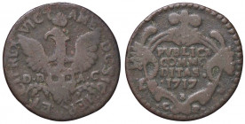 SAVOIA - Vittorio Amedeo II (secondo periodo, 1680-1730) - Grano 1717 (Palermo) MIR 901h NC CU Sigle CP
 Sigle CP - 
qBB