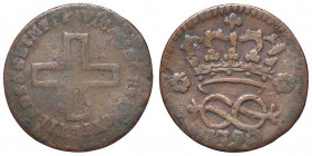 SAVOIA - Vittorio Amedeo III (1773-1796) - 2 Denari 1790 Mont. 435 CU
 
qBB
