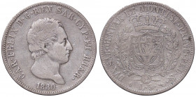SAVOIA - Carlo Felice (1821-1831) - 5 Lire 1830 G Pag. 78; Mont. 71 AG
 
qBB