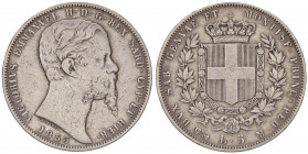 SAVOIA - Vittorio Emanuele II (1849-1861) - 5 Lire 1853 G Pag. 376; Mont. 46 RR AG
 
meglio di MB