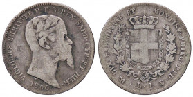 SAVOIA - Vittorio Emanuele II (1849-1861) - Lira 1860 M Pag. 416; Mont. 90 AG
 
MB