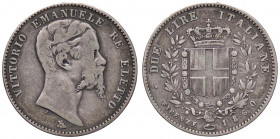 SAVOIA - Vittorio Emanuele II Re eletto (1859-1861) - 2 Lire 1860 F Pag. 436; Mont. 112 R AG
 
MB/qBB