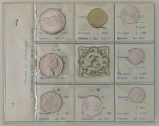REPUBBLICA ITALIANA - Repubblica Italiana (monetazione in lire) (1946-2001) - Serie zecca 1968 Mont. 1 R In confezione - 8 valori
 In confezione - 8 ...