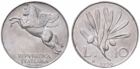 REPUBBLICA ITALIANA - Repubblica Italiana (monetazione in lire) (1946-2001) - 10 Lire 1950 Mont. 9 IT
 
FDC