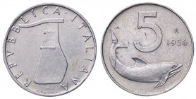 REPUBBLICA ITALIANA - Repubblica Italiana (monetazione in lire) (1946-2001) - 5 Lire 1956 Mont. 8 RR IT
 
qSPL