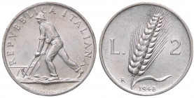REPUBBLICA ITALIANA - Repubblica Italiana (monetazione in lire) (1946-2001) - 2 Lire 1948 Mont. 5 IT
 
FDC