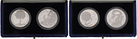 REPUBBLICA ITALIANA - Repubblica Italiana (monetazione in euro) (2002) - 10 e 5 Euro 2003 - L'Europa dei Popoli AG In confezione
 In confezione - 
F...