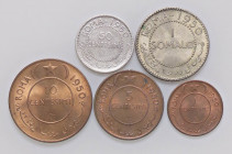 REPUBBLICA ITALIANA - A.F.I.S. (1950-1960) - Serie 1950 Mont. 2-4-6-8-10 5 valori Solo il 50 centesimi è qSPL
 5 valori - Solo il 50 centesimi è qSPL...