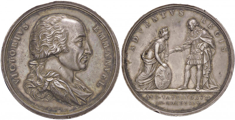 MEDAGLIE - SAVOIA - Vittorio Emanuele I (1802-1821) - Medaglia 1814 - Ritorno de...