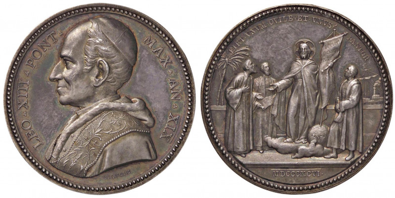 MEDAGLIE - PAPALI - Leone XIII (1878-1903) - Medaglia A. XIX Mont. 45 AG
 
qFD...