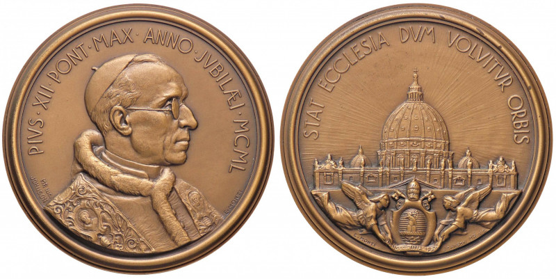 MEDAGLIE - PAPALI - Pio XII (1939-1958) - Medaglia 1950 - Giubileo AE Ø 60
 
F...