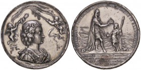 MEDAGLIE ESTERE - AUSTRIA - Giuseppe I (1705-1711) - Medaglia 1687 MB Ø 45 Tracce di pulitura
 Tracce di pulitura
BB
