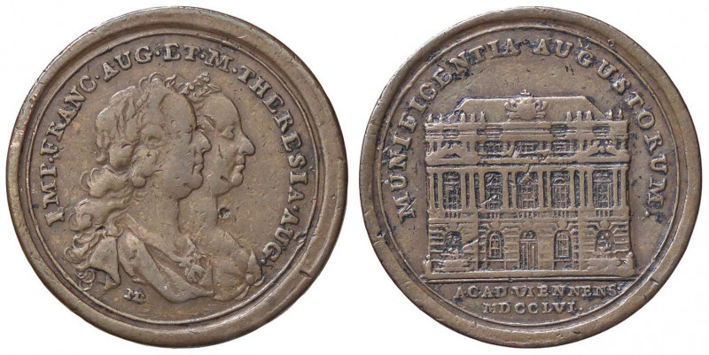 MEDAGLIE ESTERE - AUSTRIA - Maria Teresa e Francesco I (1740-1765) - Medaglia 17...