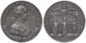 MEDAGLIE ESTERE - AUSTRIA - Giuseppe II (1765-1790) - Medaglia 1782 - Commemorazione dell'editto di tolleranza e della libertà religiosa concessa agli...