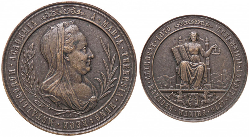 MEDAGLIE ESTERE - AUSTRIA - Giuseppe II (con la madre Maria Teresa) (1765-1780) ...