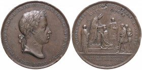 MEDAGLIE ESTERE - AUSTRIA - Ferdinando I d'Asburgo-Lorena (1835-1848) - Medaglia 1838 AE Opus: Mafredini Ø 52 Colpetti e tentativo di foro al R/
 Col...
