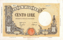 CARTAMONETA - BANCA d'ITALIA - Vittorio Emanuele III (1900-1943) - 100 Lire - Barbetti 09/12/1942 - Fascio Alfa 370; Lireuro 21A Azzolini/Urbini Carta...